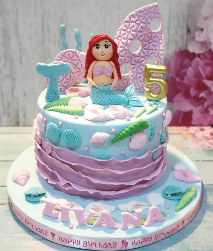Fascinating Disneys Ariel Cake