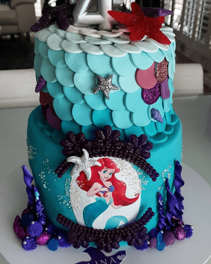 Good Looking Disneys Ariel Cake