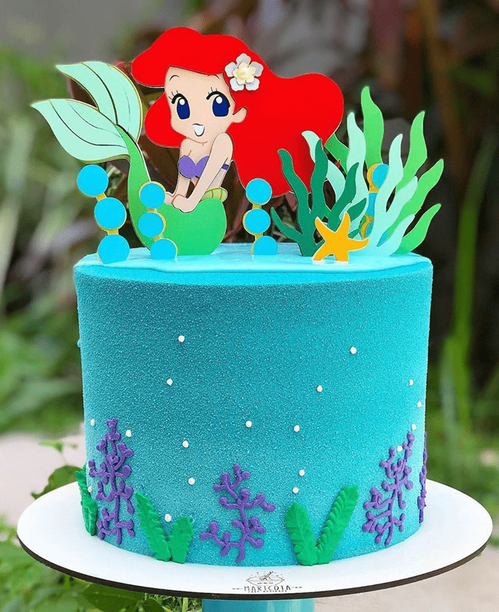 Gorgeous Disneys Ariel Cake