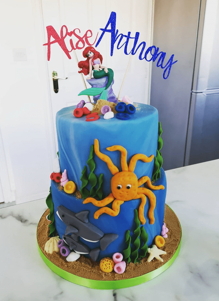 Graceful Disneys Ariel Cake