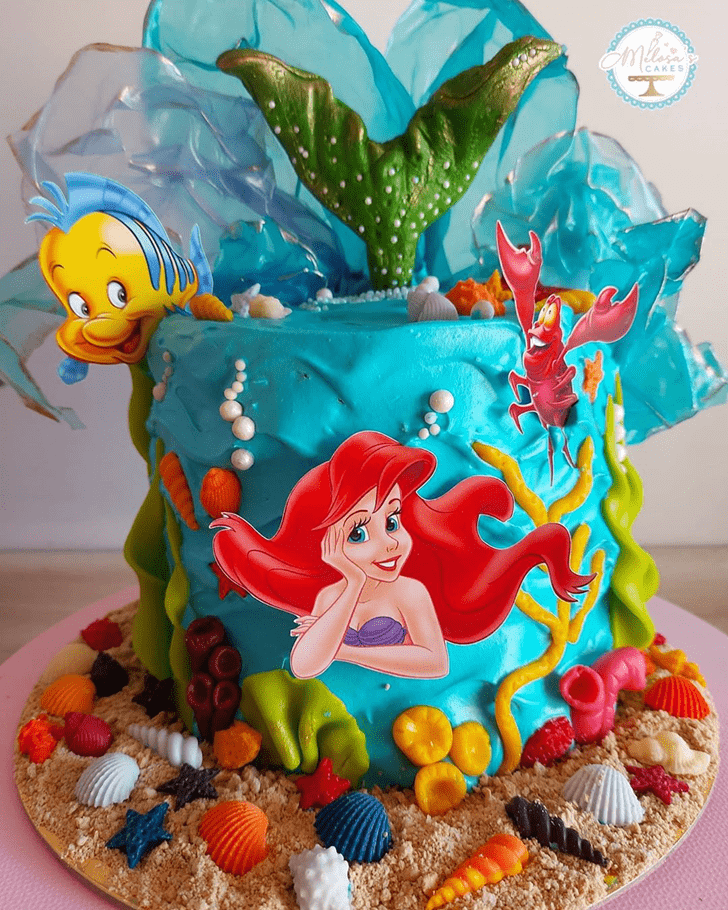 Grand Disneys Ariel Cake