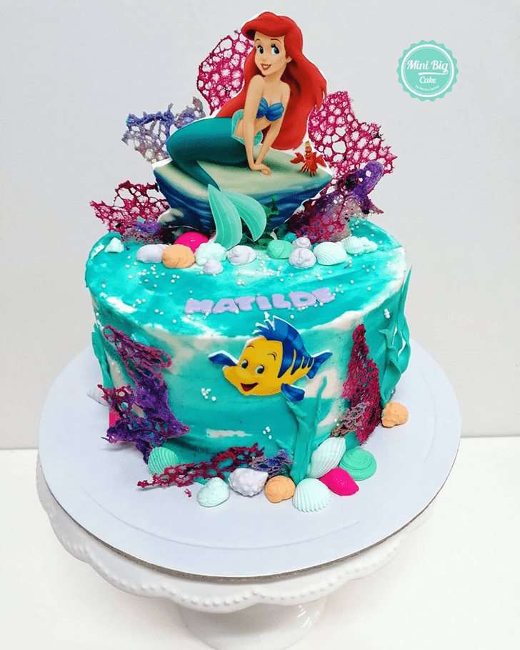 Handsome Disneys Ariel Cake