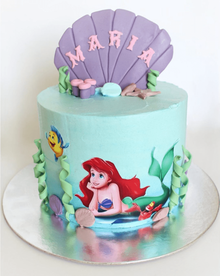 Magnetic Disneys Ariel Cake