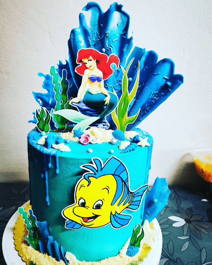 Mesmeric Disneys Ariel Cake