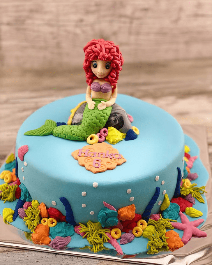Shapely Disneys Ariel Cake
