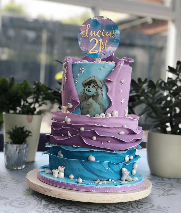 Splendid Disneys Ariel Cake