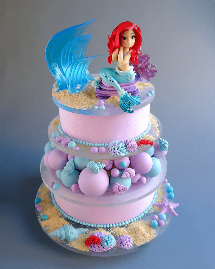 Wonderful Disneys Ariel Cake Design