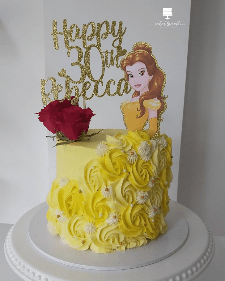 Appealing Disneys Belle Cake