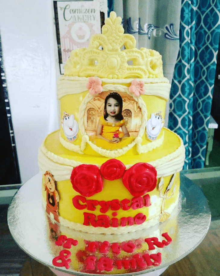 Charming Disneys Belle Cake