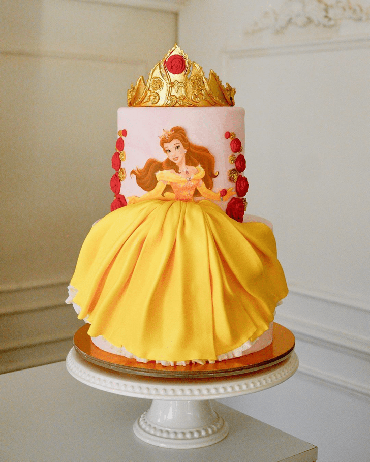 Delicate Disneys Belle Cake