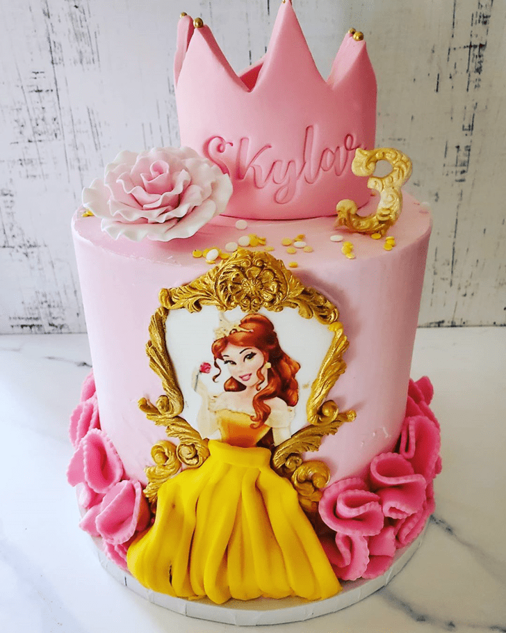 Fine Disneys Belle Cake