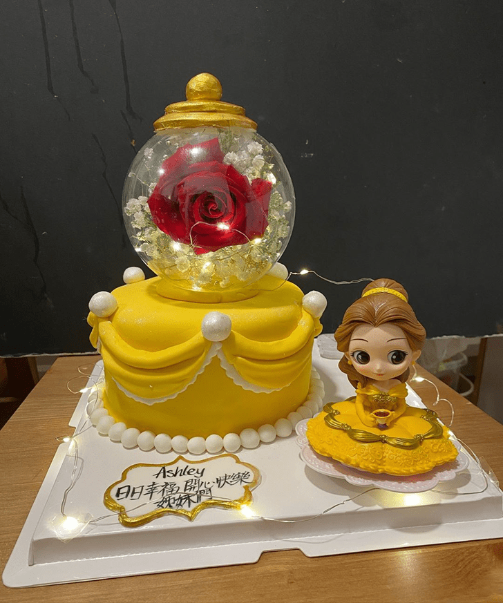 Wonderful Disneys Belle Cake Design