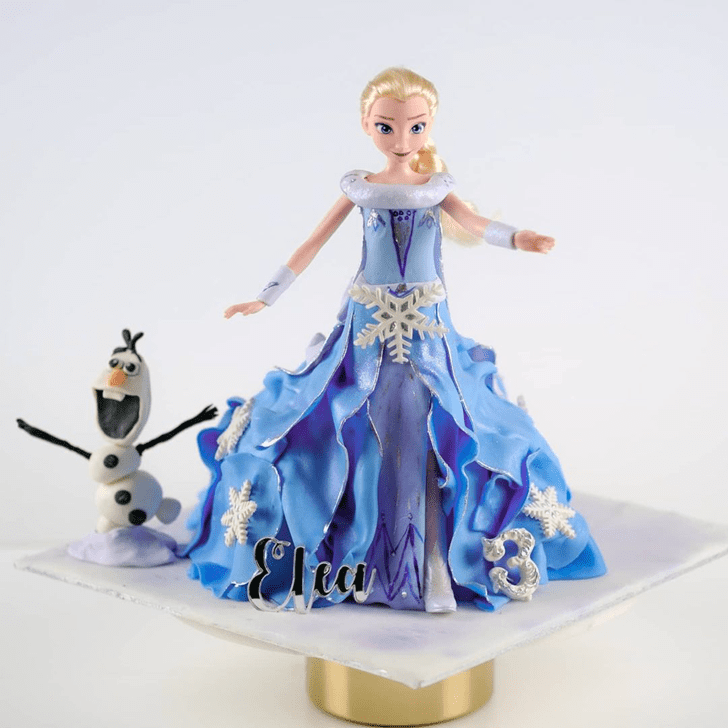 Fair Disneys Elsa Cake
