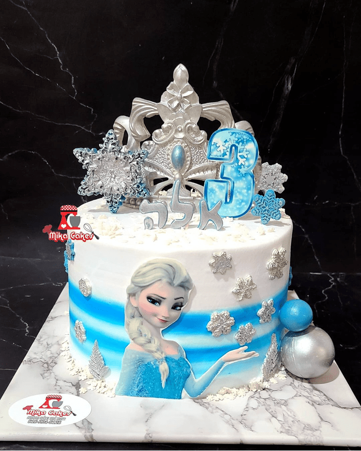 Fascinating Disneys Elsa Cake