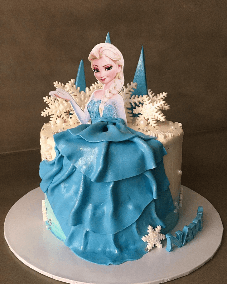 Ideal Disneys Elsa Cake