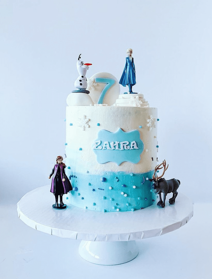 Radiant Disneys Elsa Cake