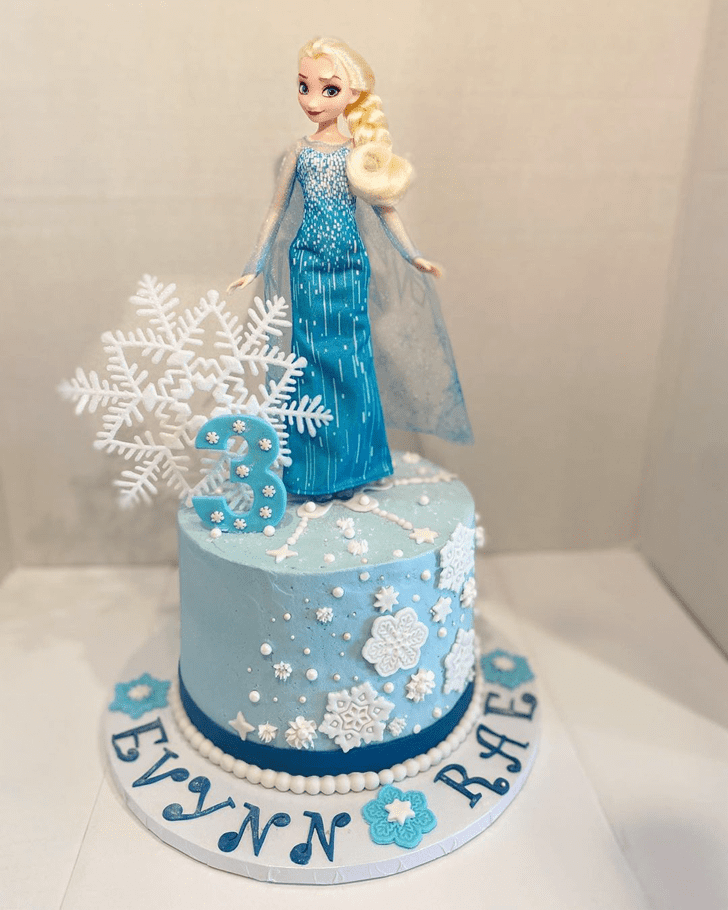 Ravishing Disneys Elsa Cake