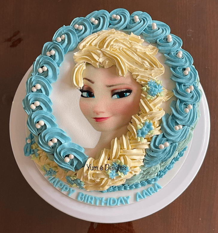Shapely Disneys Elsa Cake