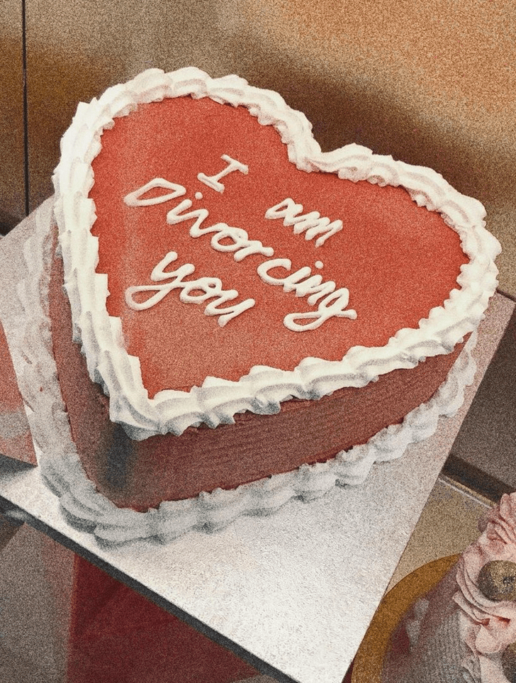 Ideal Divorce Cake