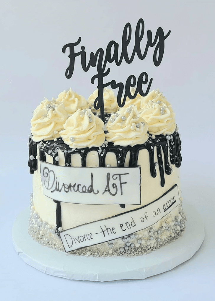 Inviting Divorce Cake