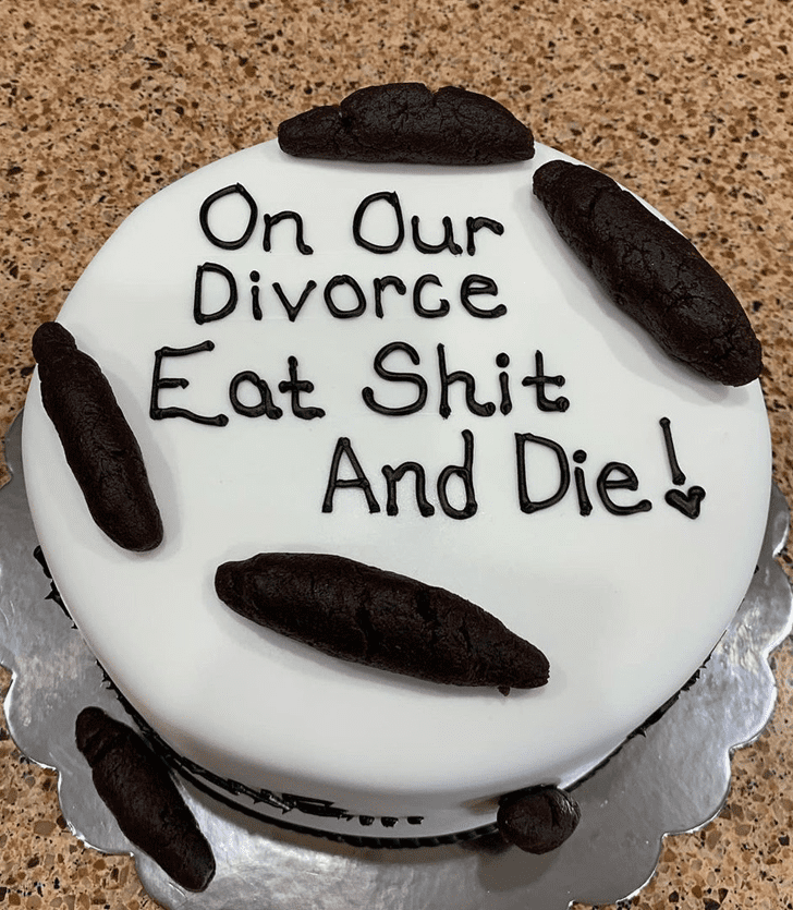 Magnificent Divorce Cake