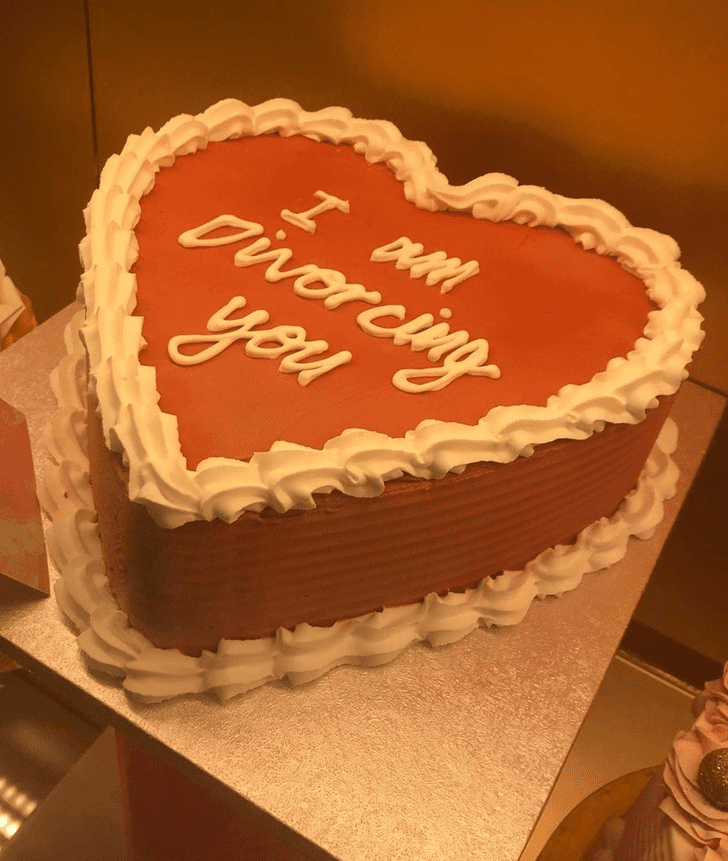 Splendid Divorce Cake