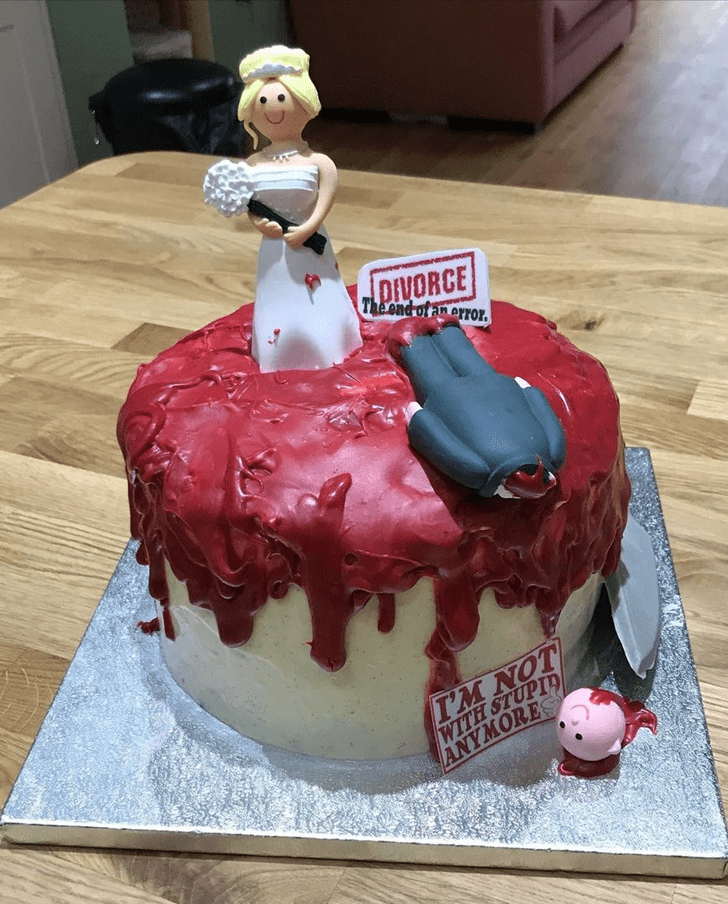 Stunning Divorce Cake