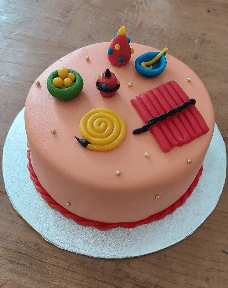 Admirable Diwali Cake Design