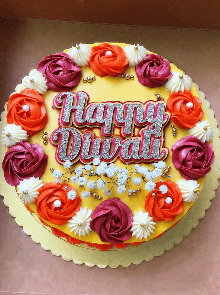 Appealing Diwali Cake