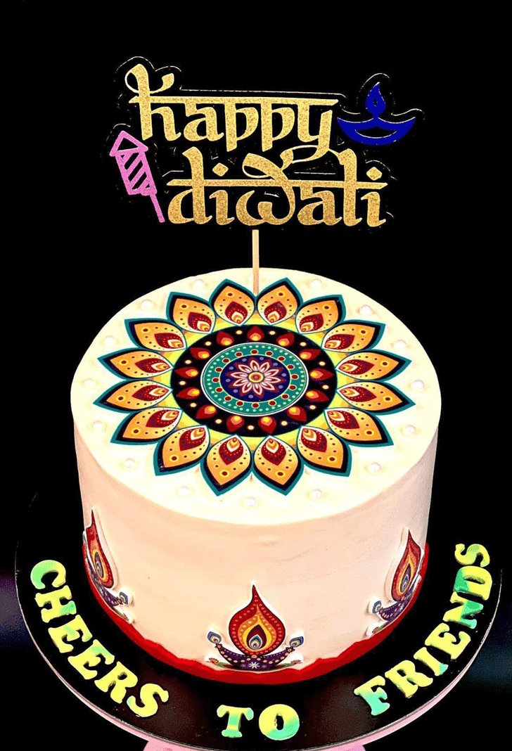 Delightful Diwali Cake