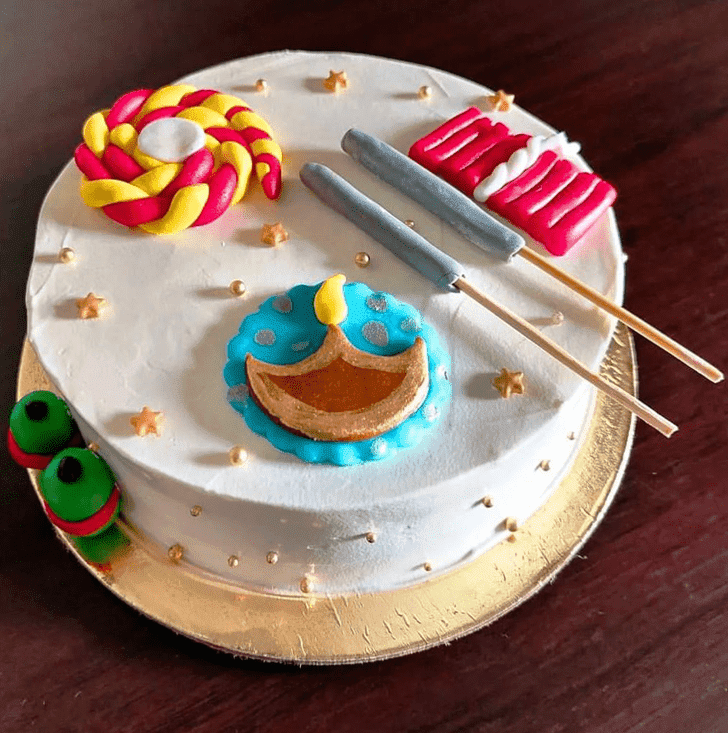Mesmeric Diwali Cake