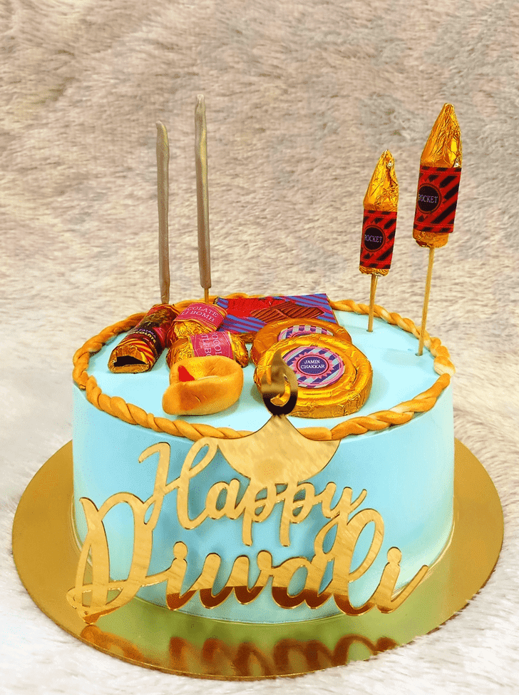 Pleasing Diwali Cake