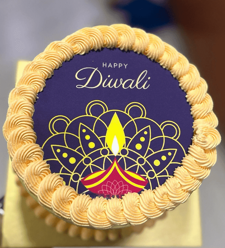 Radiant Diwali Cake