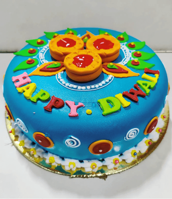 Refined Diwali Cake