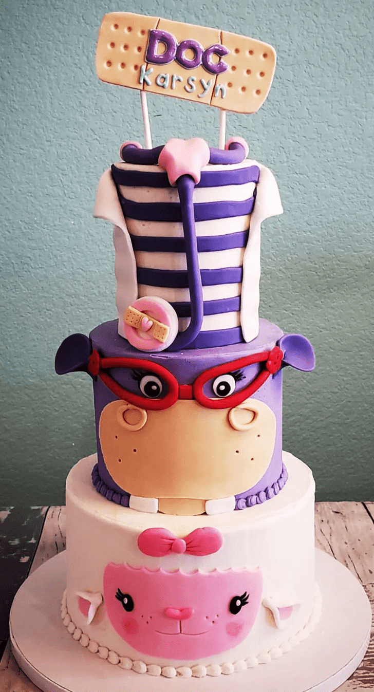 Adorable Doc Mcstuffins Cake
