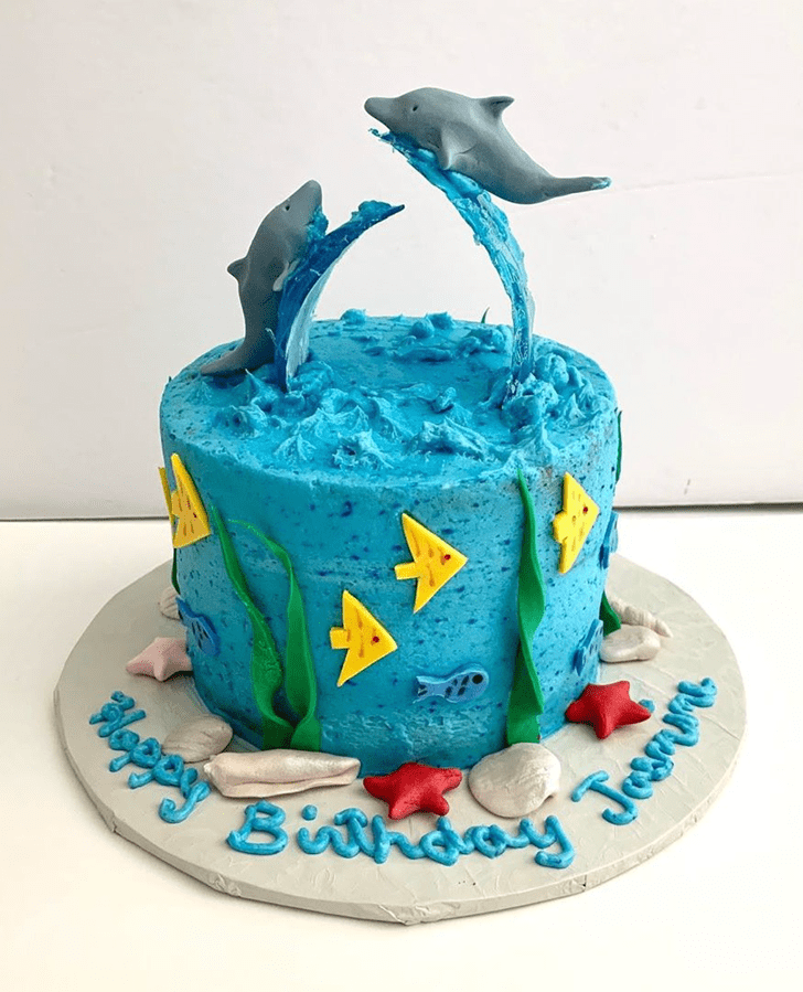 Appealing Dolphin Cake