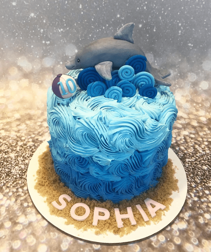 Delightful Dolphin Cake