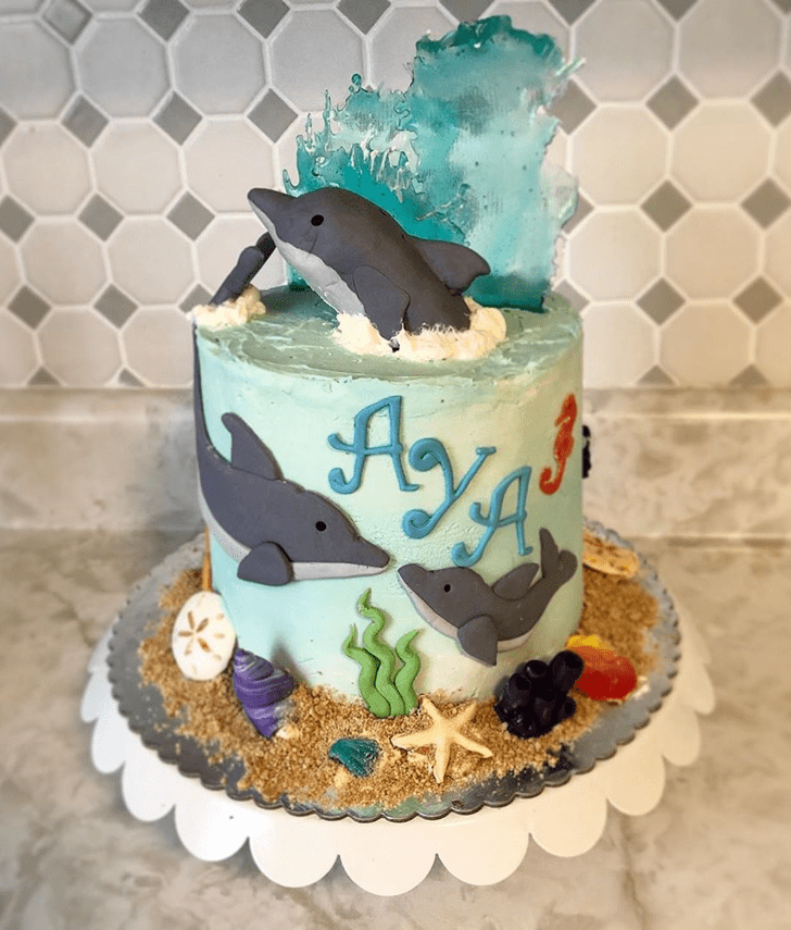 Fair Dolphin Cake