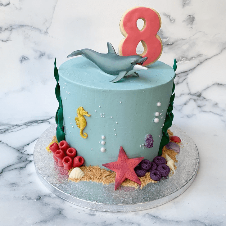 Handsome Dolphin Cake