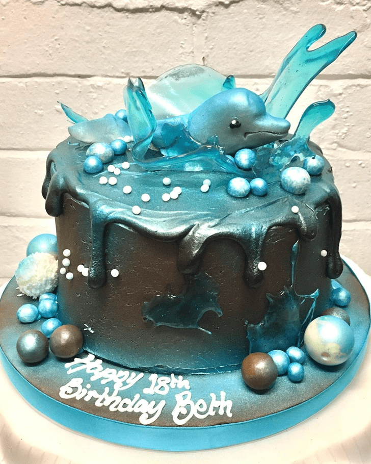 Superb Dolphin Cake