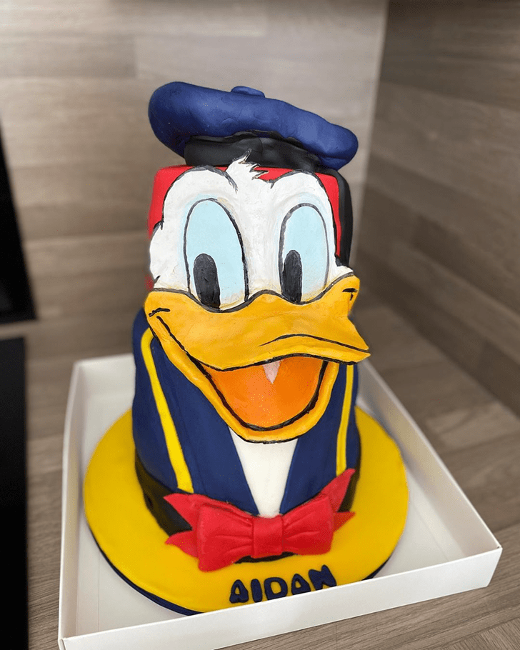 Delightful Donald Duck Cake