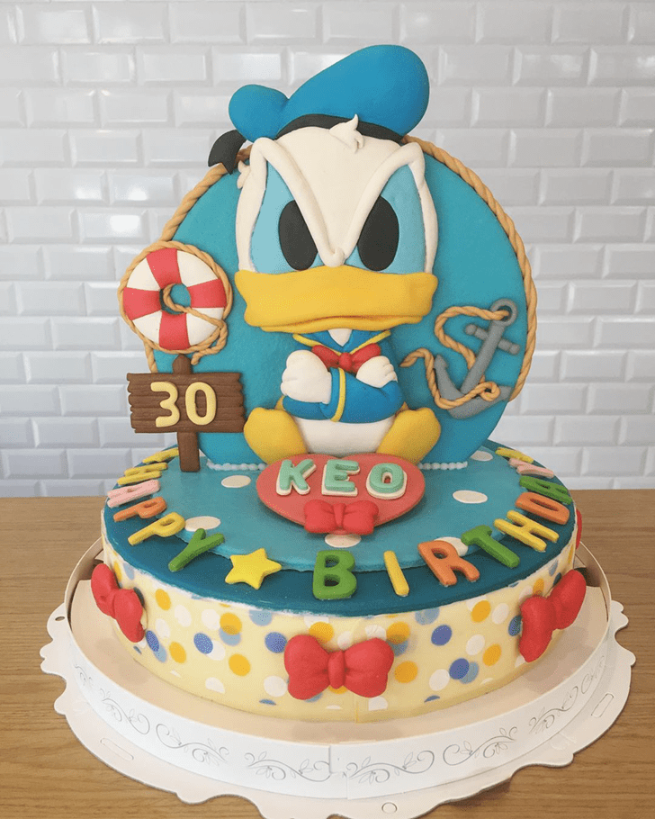 My Auntys first attempt at a Donald Duck Cake....🤭 : r/cakefails