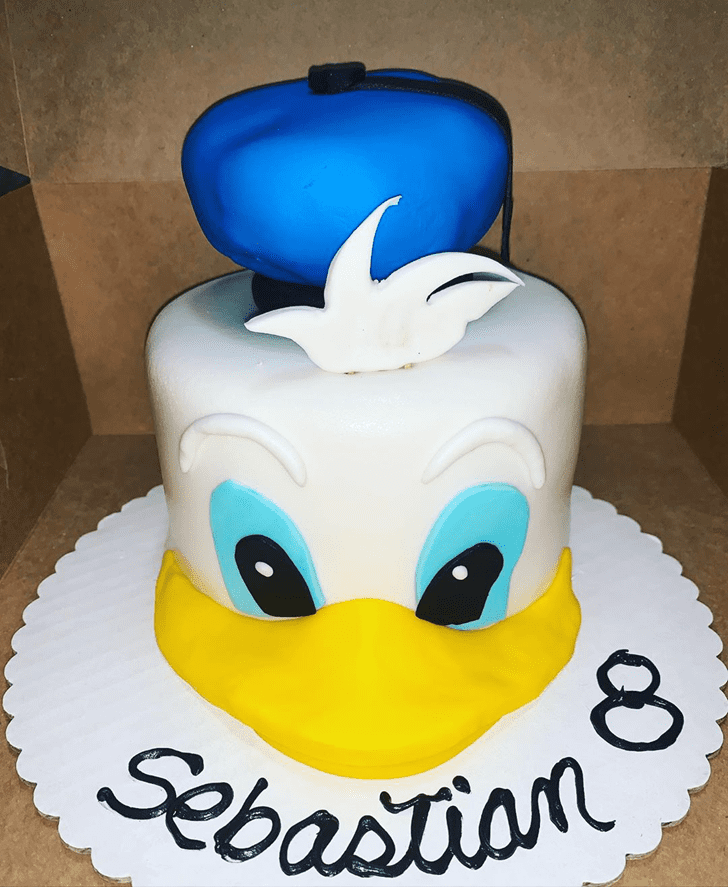 Wonderful Donald Duck Cake Design
