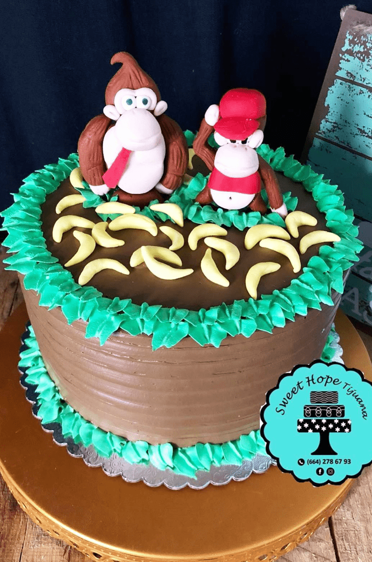 Beauteous Donkey Kong Cake
