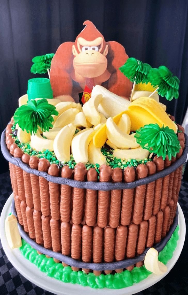 Captivating Donkey Kong Cake