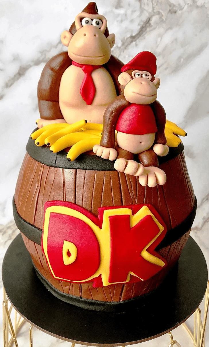 Charming Donkey Kong Cake