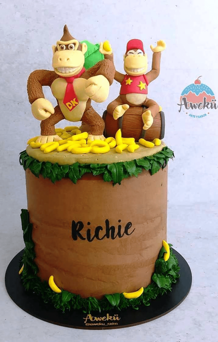 Divine Donkey Kong Cake