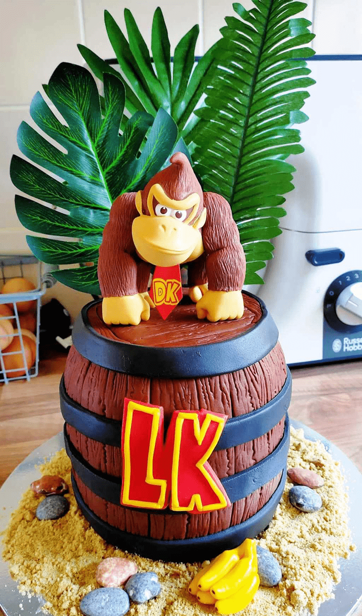 Enthralling Donkey Kong Cake