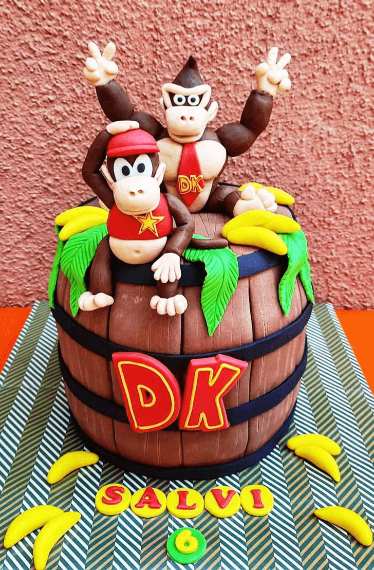 Enticing Donkey Kong Cake