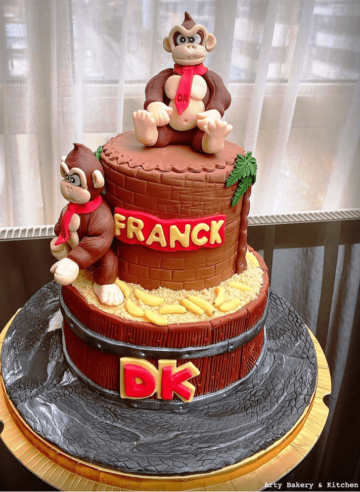 Fine Donkey Kong Cake